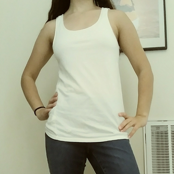 White Tank Top - Picture 1 of 5
